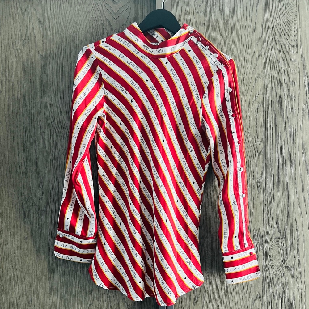 Colorful Striped Long Sleeve Top